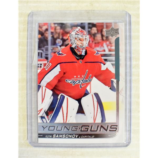 2018-19 UPPER DECK ILYA SAMSONOV YOUNG GUNS