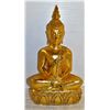 Image 1 : GOLDEN SITTING BUDDHA - 11.5"-TALL