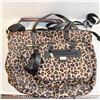 Image 1 : SET OF 2 LULA MULTI-USE LEOPARD PATTERN