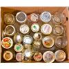 Image 1 : BOX WITH 28 MASON JARS - VARIOUS SIZES,