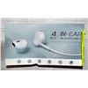 Image 1 : 2 SETS OF IN-EAR HEADPHONES WITH MICROPHONE &