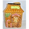 Image 1 : LIMITED EDITION PIG IN BRICK HOUSE COOKIE JAR MADE