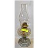 Image 1 : RUSTIC TALL HURRICANE LAMP WITH METAL BASE