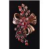 Image 1 : COPPER FLORAL BOUQUET BROOCH