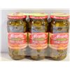 Image 1 : 3 PK MEZZETTA  DELI-SLICED HOT JALAPENO PEPPERS