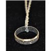 Image 1 : 925 SILVER NECKLACE AND RING COMBO