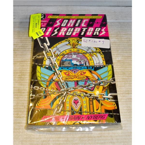 COMIC LOT DC SONIC DISRUPTORS 17