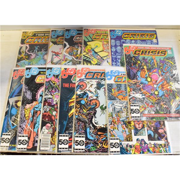 DC CRISIS ON INFINITE EARTHS 1-12 COMIC