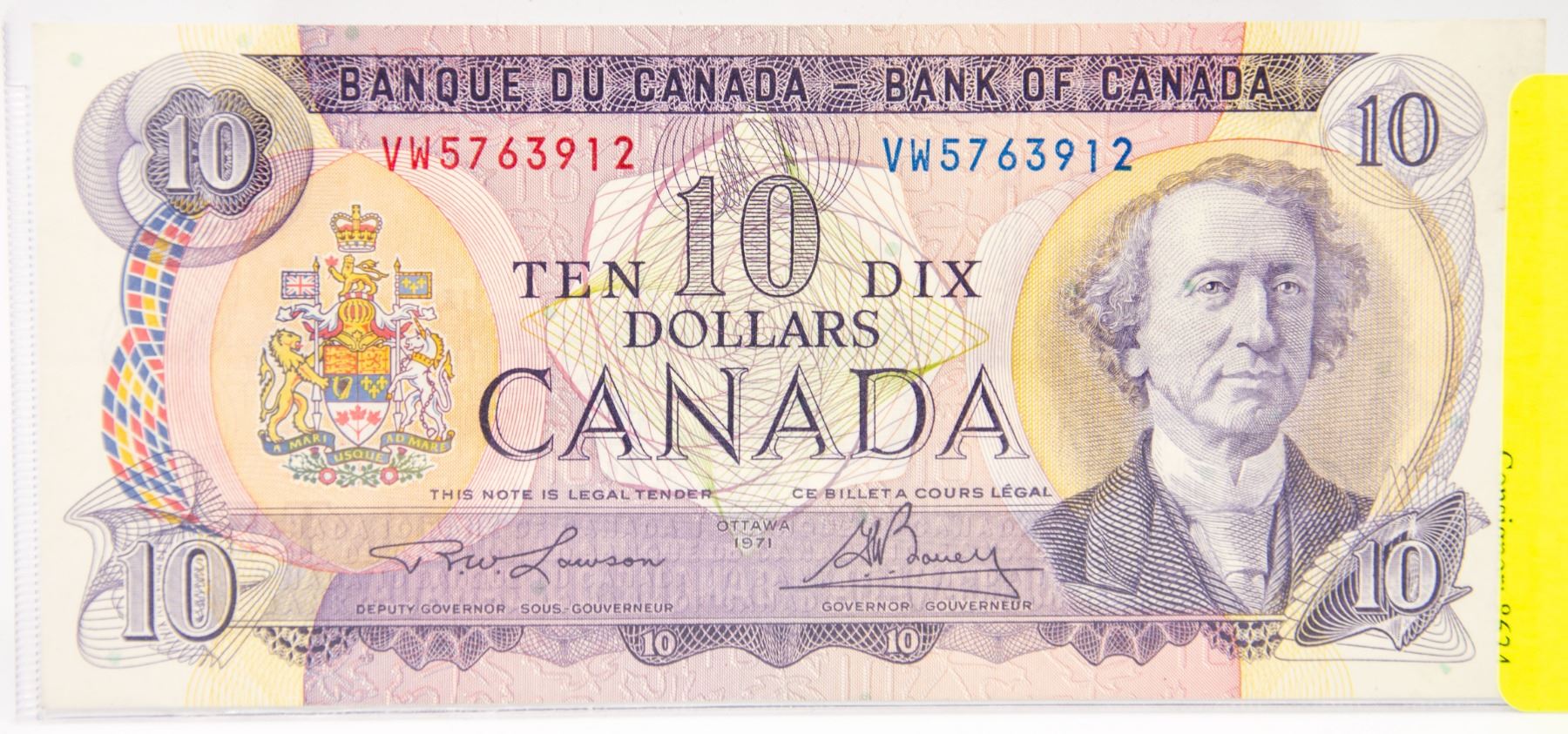 CANADIAN $10 BILL