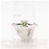 Image 1 : MZ50-33 10KT WHITE GOLD MOISSANITE RING SIZE 8