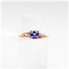 Image 1 : MZ50-16 10KT ROSE GOLD TANZANITE RING SIZE 6