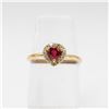Image 1 : MZ50-40 10KT YELLOW GOLD RUBY RING SIZE 7
