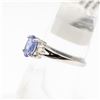 Image 2 : MZ50-20 10KT WHITE GOLD TANZANITE RING SIZE 7.5