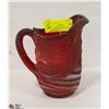 Image 1 : ART GLASS PITCHER RAISED SCENE OF HOLLAND