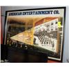 Image 1 : FRAMED AMERICAN ENTERTAINMENT CO. PICTURE (25" X