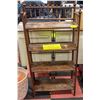 Image 1 : ANTIQUE 4 TIER WOOD SHELF