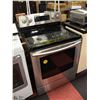 SAMSUNG STAINLESS STEEL GLASS TOP STOVE