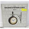 Image 1 : RAILWAY STATION CLOCK 21CM