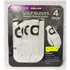 Image 1 : NEW KIRKLAND CABRETTA LEATHER GOLF GLOVES 4 PACK