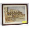 Image 1 : FRAMED PRINT - FORT EDMONTON PARK