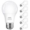 Image 1 : NEW 6 PACK OF LYWIT A19 LED BULBS, 8W, 800 LUMEN