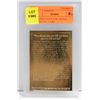 Image 2 : 23 KARAT GOLD FOIL NEVER FORGET 911 CARD