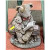 Image 1 : BEAR GARDEN STATUE, 11" TALL