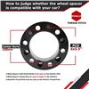 Image 2 : RICHEER 4PCS 2 INCH WHEEL SPACERS 6X5.5 COMPATIBLE