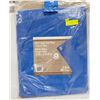 Image 1 : NEW BLUE LIGHT DUTY TARP, 12FT BY 16FT.