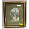 Image 1 : FRAMED WATERCOLOUR - EASTERN EUROPE
