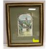 Image 1 : FRAMED WATERCOLOUR - EASTERN EUROPE