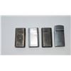 4 STEEL REFILLABLE BUTANE LIGHTERS