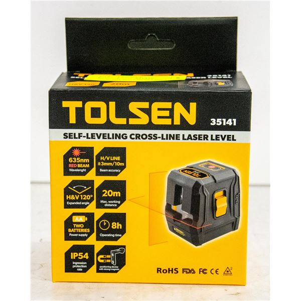 NEW TOLSEN CROSS LINE LASER