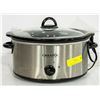 Image 1 : HAMILTON BEACH STAINLESS STEEL 6 QT SLOW CROCK POT