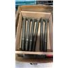 Image 8 : TRAY AND BOX OF HARDWARE AND SHOP FLUIDS