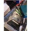 Image 2 : TOTE OF TOOLS, DRILL BITS, PRUNER