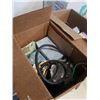 Image 2 : 2 BOXES AND TOOLBOX WITH TOOLS, PAINT SPRAYER, LIGHT BULBS