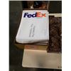 Image 2 : 2 BOXES OF FED EX PADDED SHIPPING ENVELOPES AND RUBBER BANDS