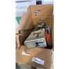 Image 2 : 2 BOXES OF TOOLS, AIR GRINDER, HAND TOOLS, GAS CAN