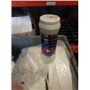 Image 8 : TOTE OF CLEANING FLUIDS AND TOILET PAPER