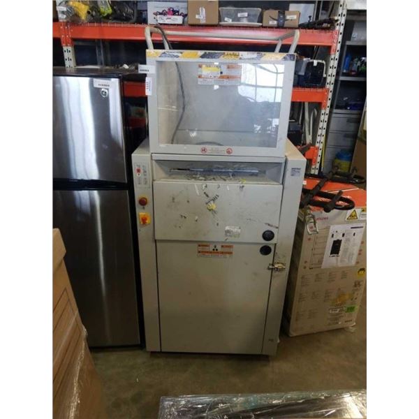 DESTROYIT 4605 CROSS CUT PAPER SHREDDER - WORKING