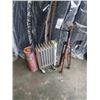 Image 1 : ADJUSTABLE SHOP STAND, ELECTRODE OVEN AND OIL HEATER