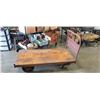 Image 1 : LARGE 4 WHEEL CART WITH HANDLE