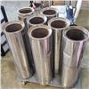 Image 1 : 7 SECTION OF CHIMNEY PIPE 30" LONG AND EXTRA PIPE PIECE