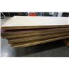 Image 2 : 7 SHEETS OF 4FT X 8FT 3/4" THICK PARTICLE BOARD WOOD