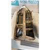 Image 2 : CRATE, 2 PAILS AND WOOD TRAY FO IRON HARDWARE, TRAILER HITCHES, PIPE FITTINGS