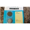 Image 2 : CANADIAN FIVE CENT COINS - 1943 VICTORY, 1951 REFINERY, 1967 CENTENNIAL