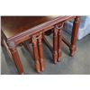 Image 2 : THESEIRA ENDTABLE WITH 2 NESTING DROPLEAF TABLES