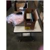 Image 1 : BOX OF WORLD MAP BOOK, FRAMED PICTURES, FANCY DRESS, HOODIE AND COLLECTOR DOLL