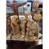 Image 2 : CARVED WOOD RELIGIOUS FIGURE DISPLAY